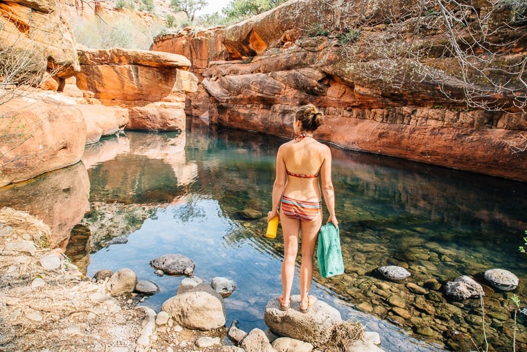 Sedona-Swimming-Holes-The-Crack-Wet-Beaver-Creek-Bell-Crossing-Swimming-Hole